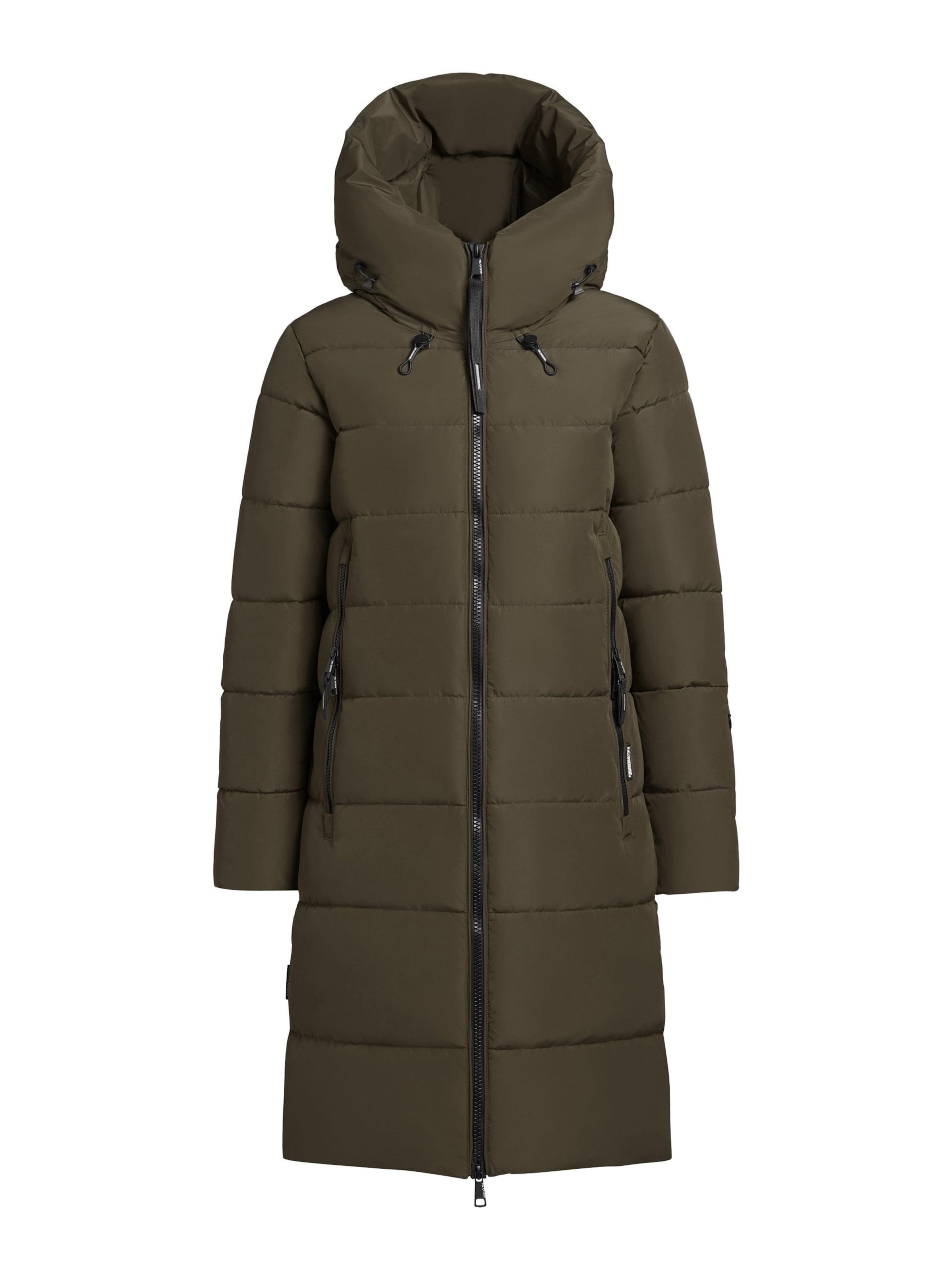 khujo Winter Coat 'Jilias5-YM' in Green: front