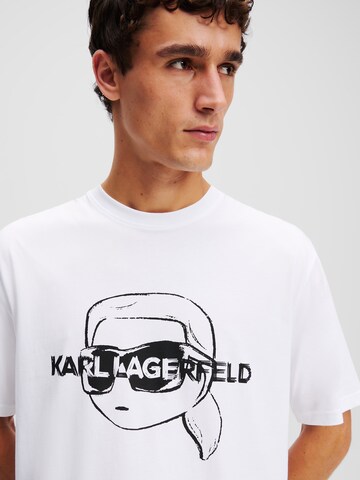 Karl Lagerfeld Tričko – bílá
