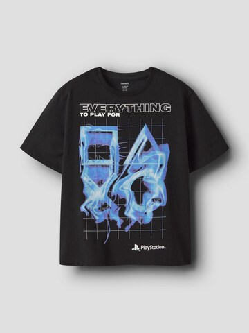 NAME IT Shirt 'NKMPlayStation' in Black