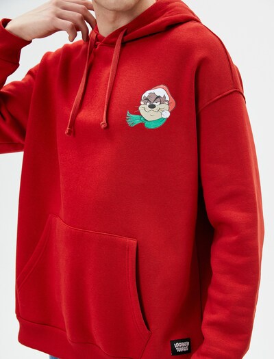 Koton Sweatshirt in Red / Black / White, Item view