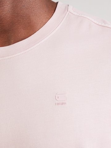 G-STAR T-shirt 'Lash' i lila