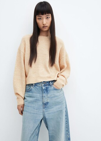 MANGO Sweater 'Camander' in Beige: front