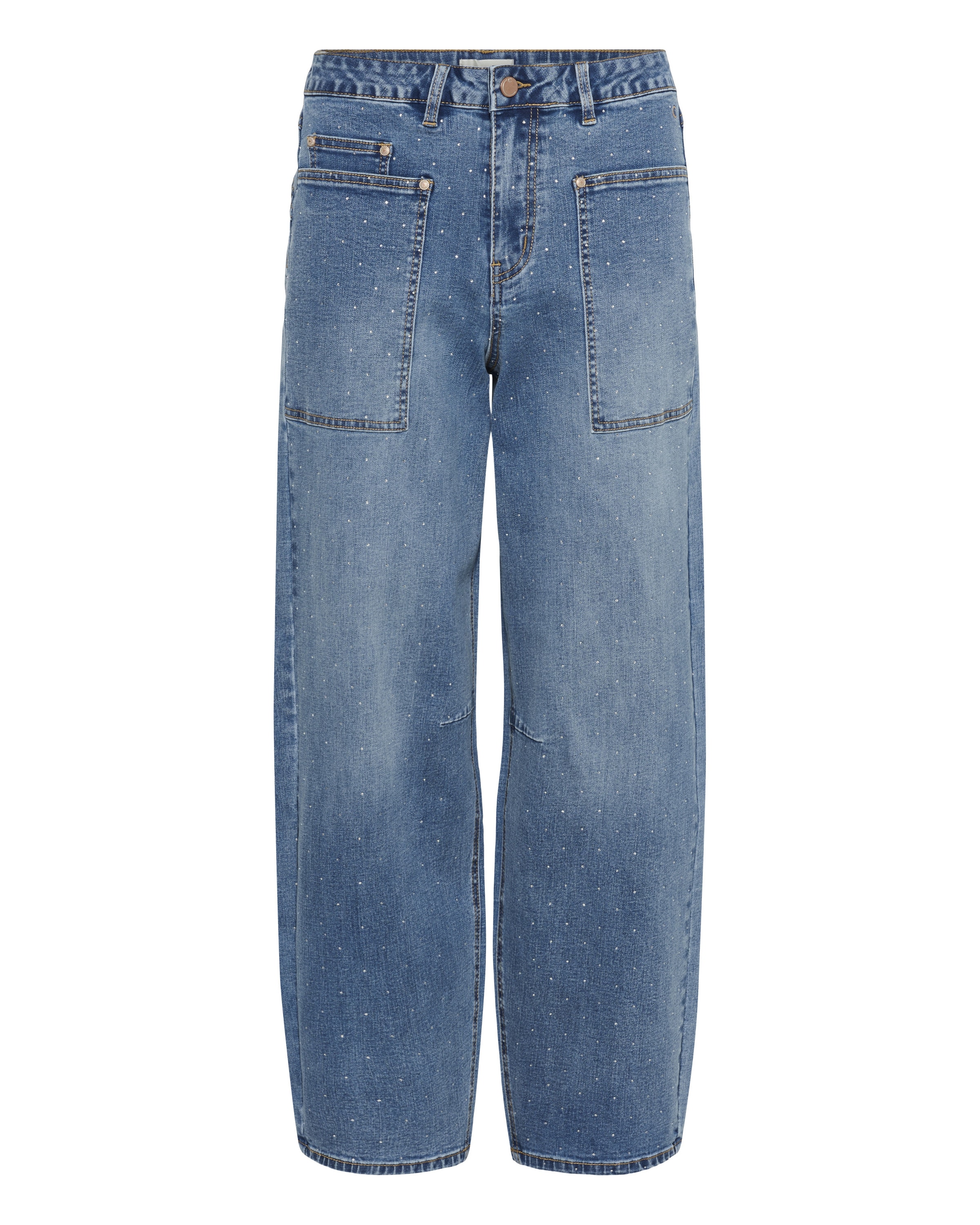 Cream Regular Jeans in Blauw: voorkant
