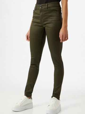 ESPRIT - Skinny Calças em verde: frente