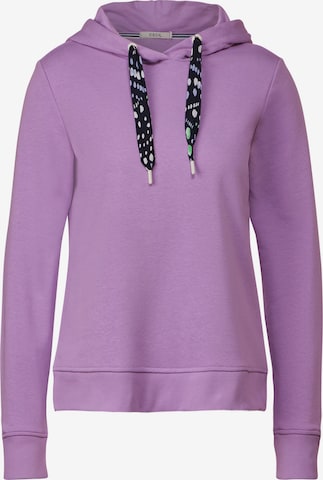 CECIL Sweatshirt in Purple: front