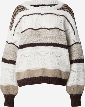 ONLY Pullover 'ADINA' i beige: forside