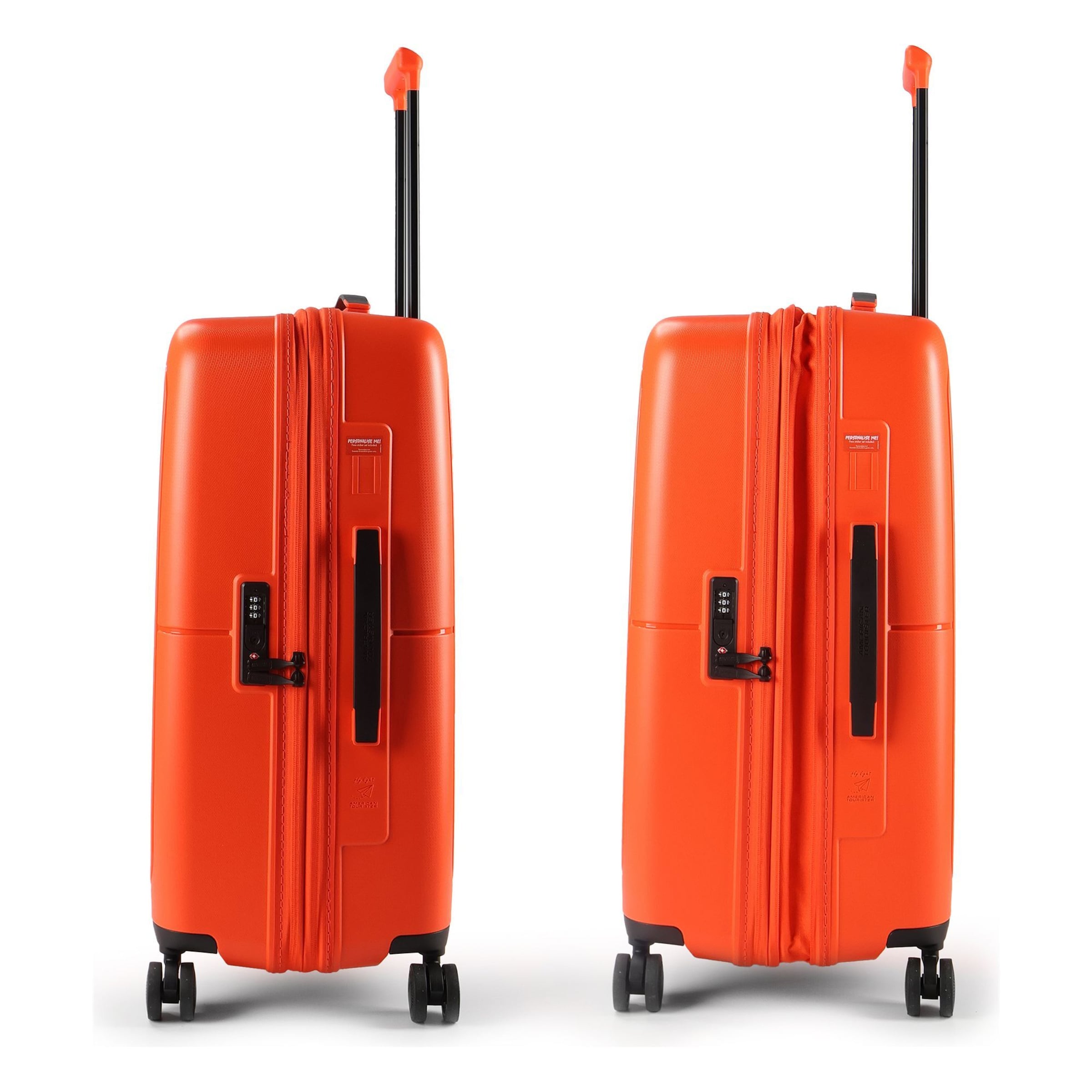 American Tourister Trolley 'Dashpop Spinner 67 EXP' in Orange