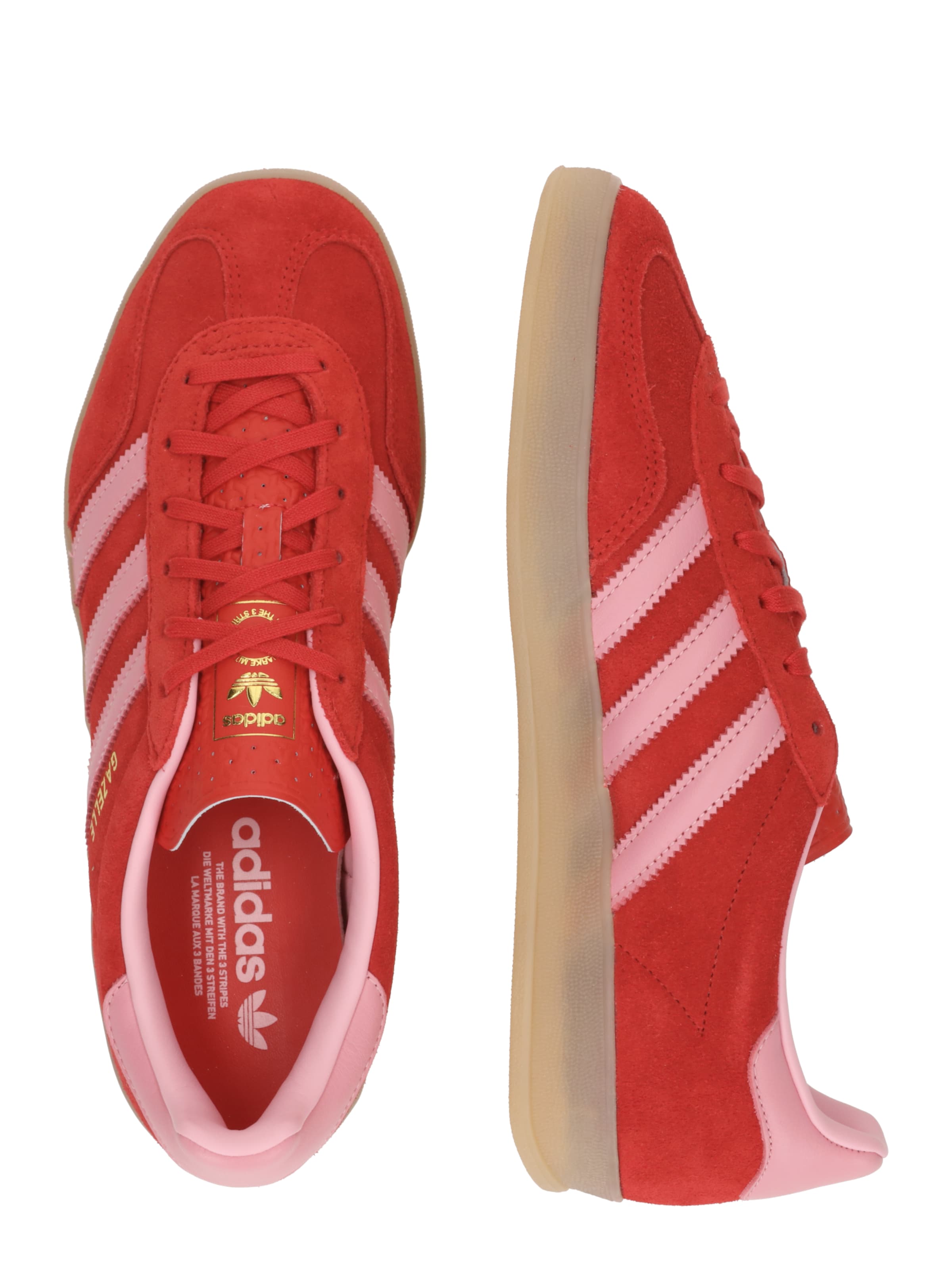 ADIDAS ORIGINALS Ниски маратонки 'GAZELLE' в червено