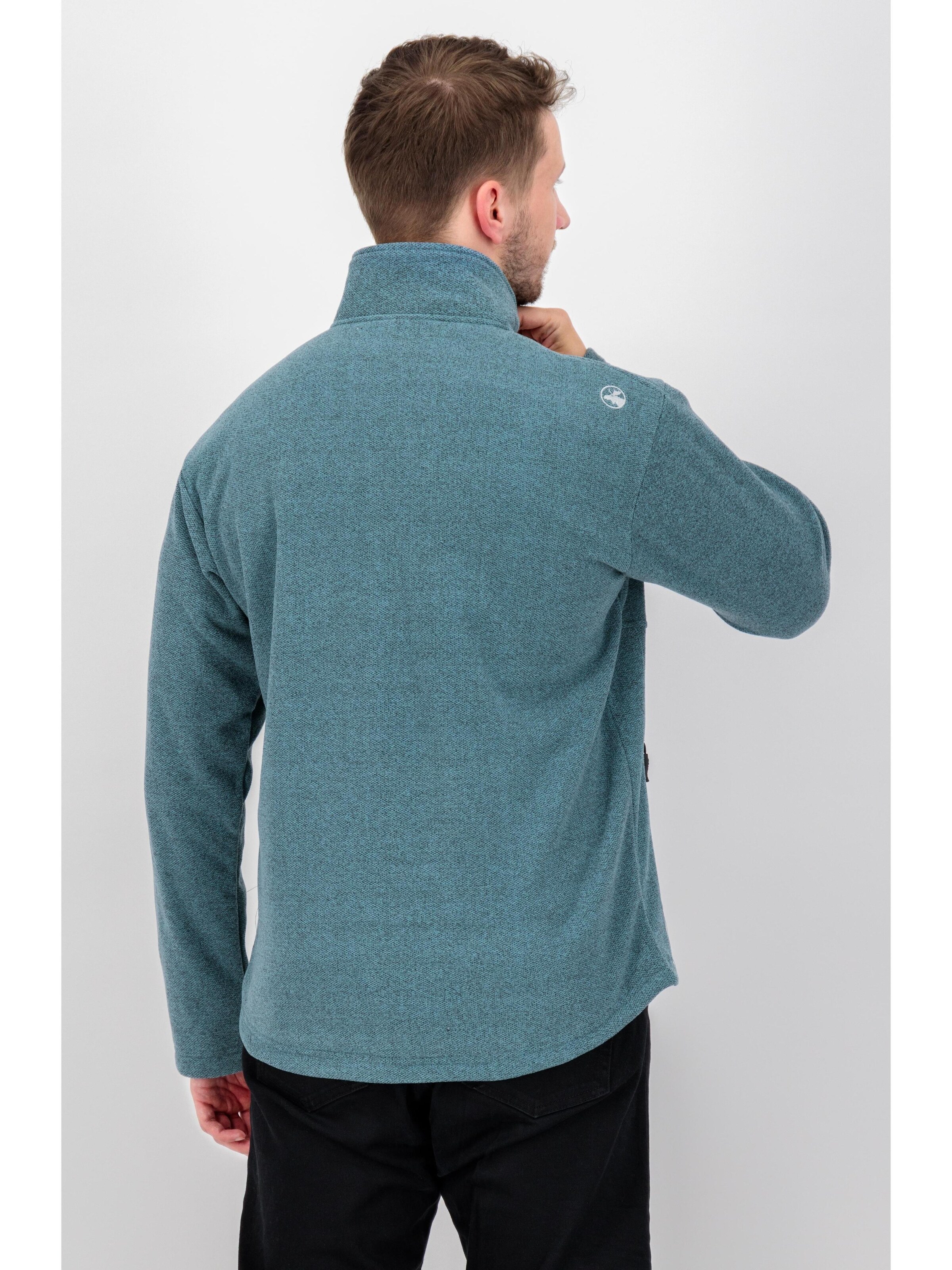 deproc Fleece Jacket 'SEWARD MN' in Blue