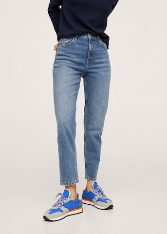 MANGO Regular Jeans 'Newmom' in Blau: predná strana