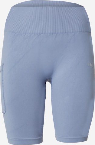 ICANIWILL Skinny Sportshorts 'Define' in Blau: Vorderseite