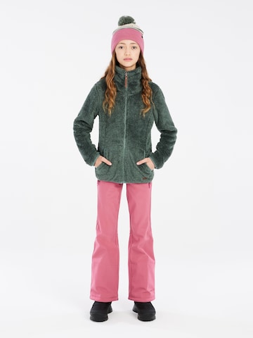 PROTEST Fleece Jacket 'Riri JR' in Green