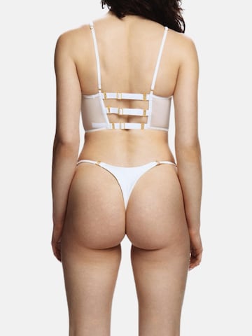 EKCENTRIK - Tanga 'Sating Thong White' en blanco