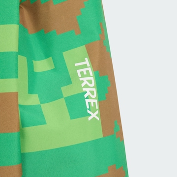 ADIDAS TERREX - Chaqueta de montaña 'Minecraft' en verde