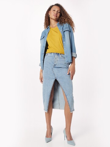 VERO MODA Shirt 'AVA' in Geel