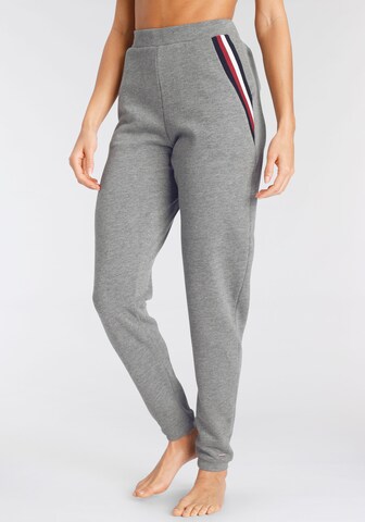 Tommy Hilfiger Underwear Tapered Pyjamahose in Grau: predná strana