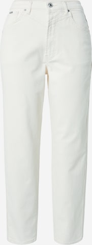 Jean 'RACHEL' Pepe Jeans en blanc : devant