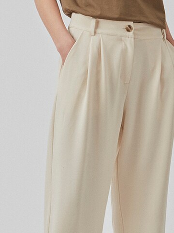 modström Wide Leg Hose 'Caya' in Beige