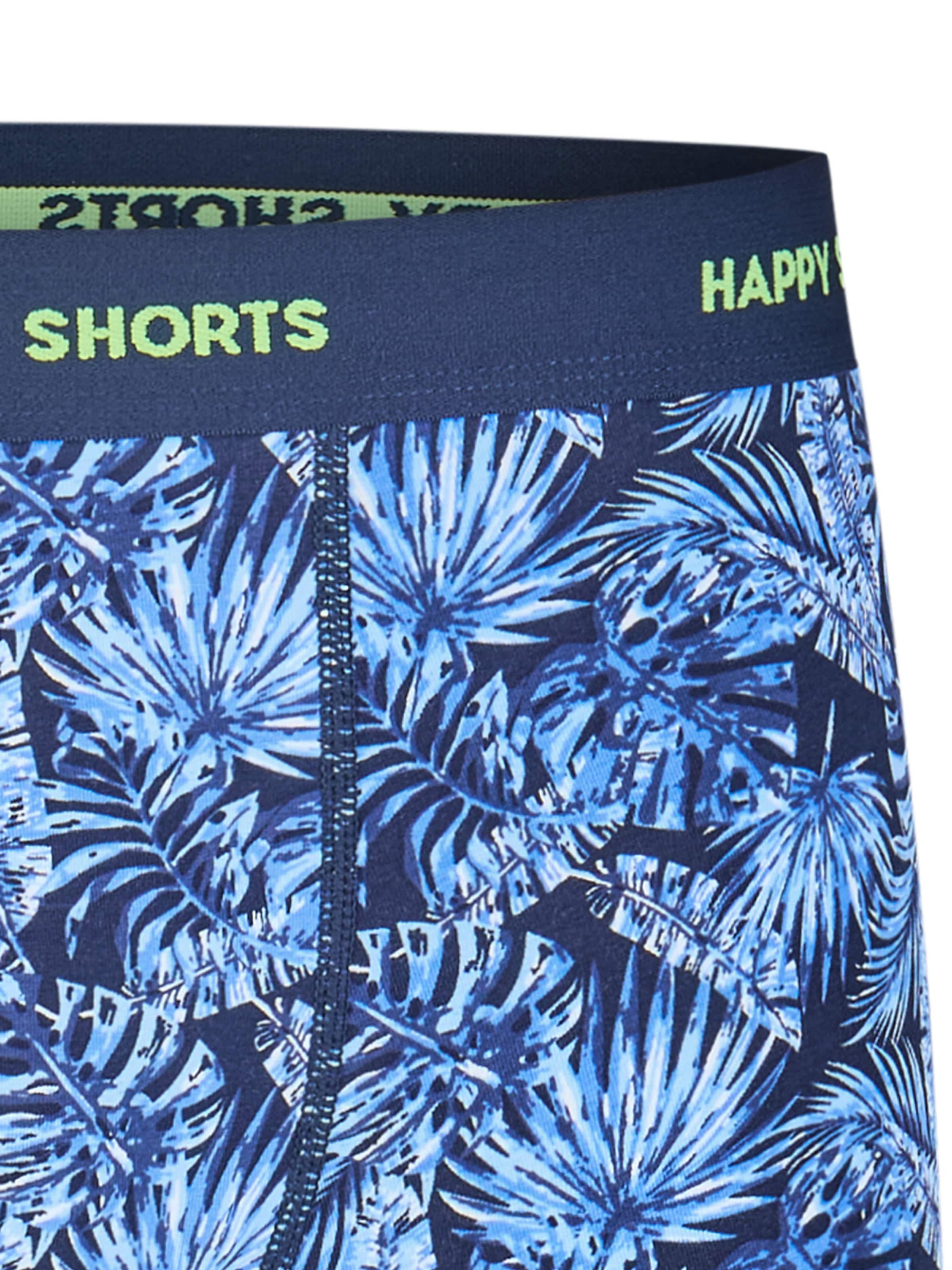 Happy Shorts - Boxers ' Floral Print Sets ' em azul