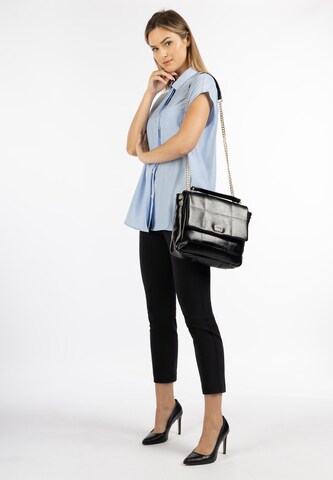 DreiMaster Klassik Shoulder Bag 'Iridia' in Black