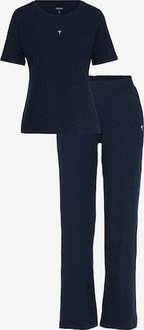 JOOP! Pyjama 'Cosy' in Blauw: voorkant