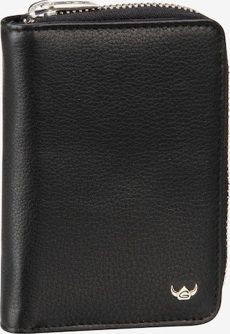 Porte-monnaies 'Capri' GOLDEN HEAD en noir : devant