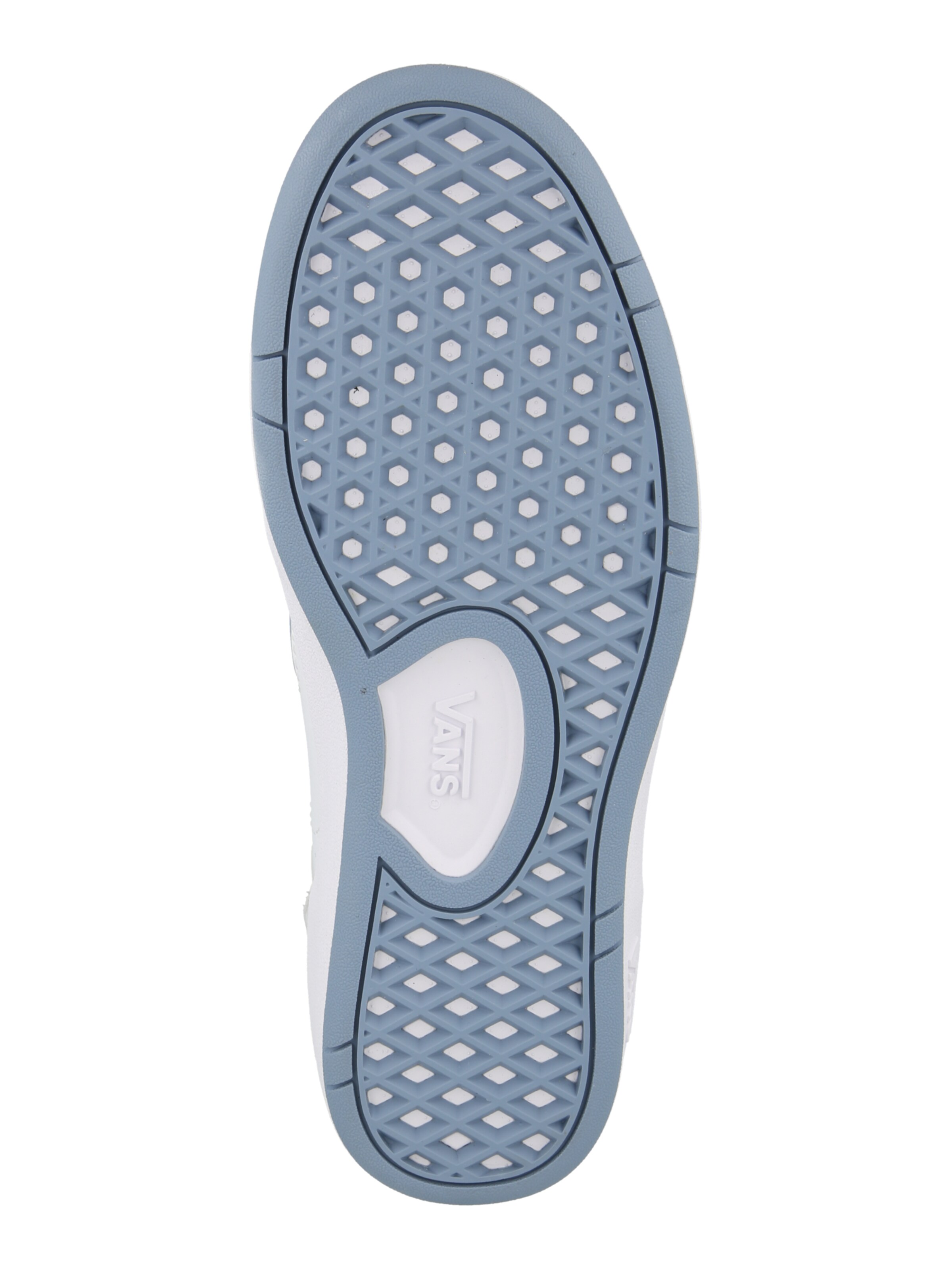 VANS - Zapatillas deportivas altas 'Lowland' en blanco: abajo