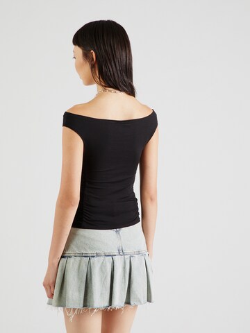 Maglietta 'Regina' di WEEKDAY in nero