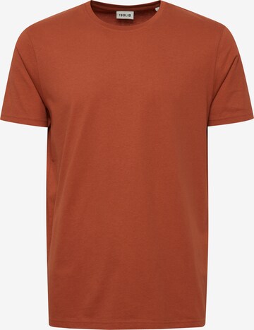 T-Shirt 'Rock' !Solid en marron : devant