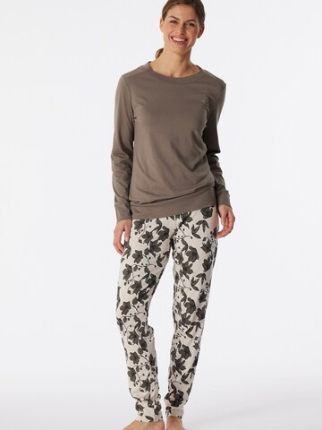 SCHIESSER Pajama ' Contemporary Nightwear ' in Grey: front