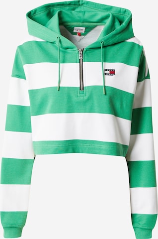 Tommy Jeans - Sweatshirt em verde: frente