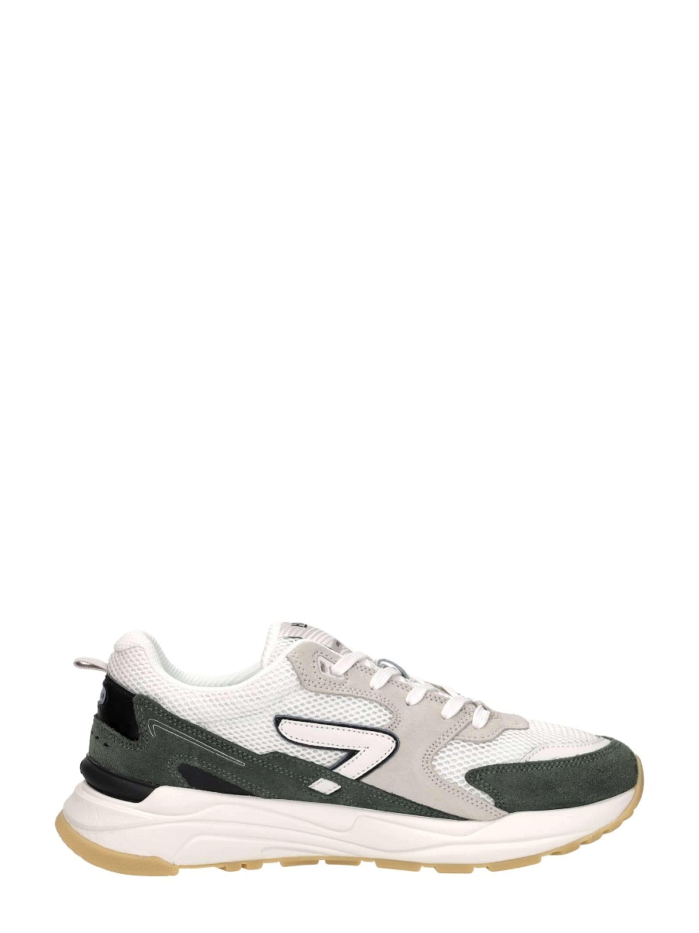 Baskets basses 'Grid S48' HUB en vert