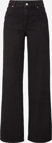 Monki Wide leg Jeans in Black: front