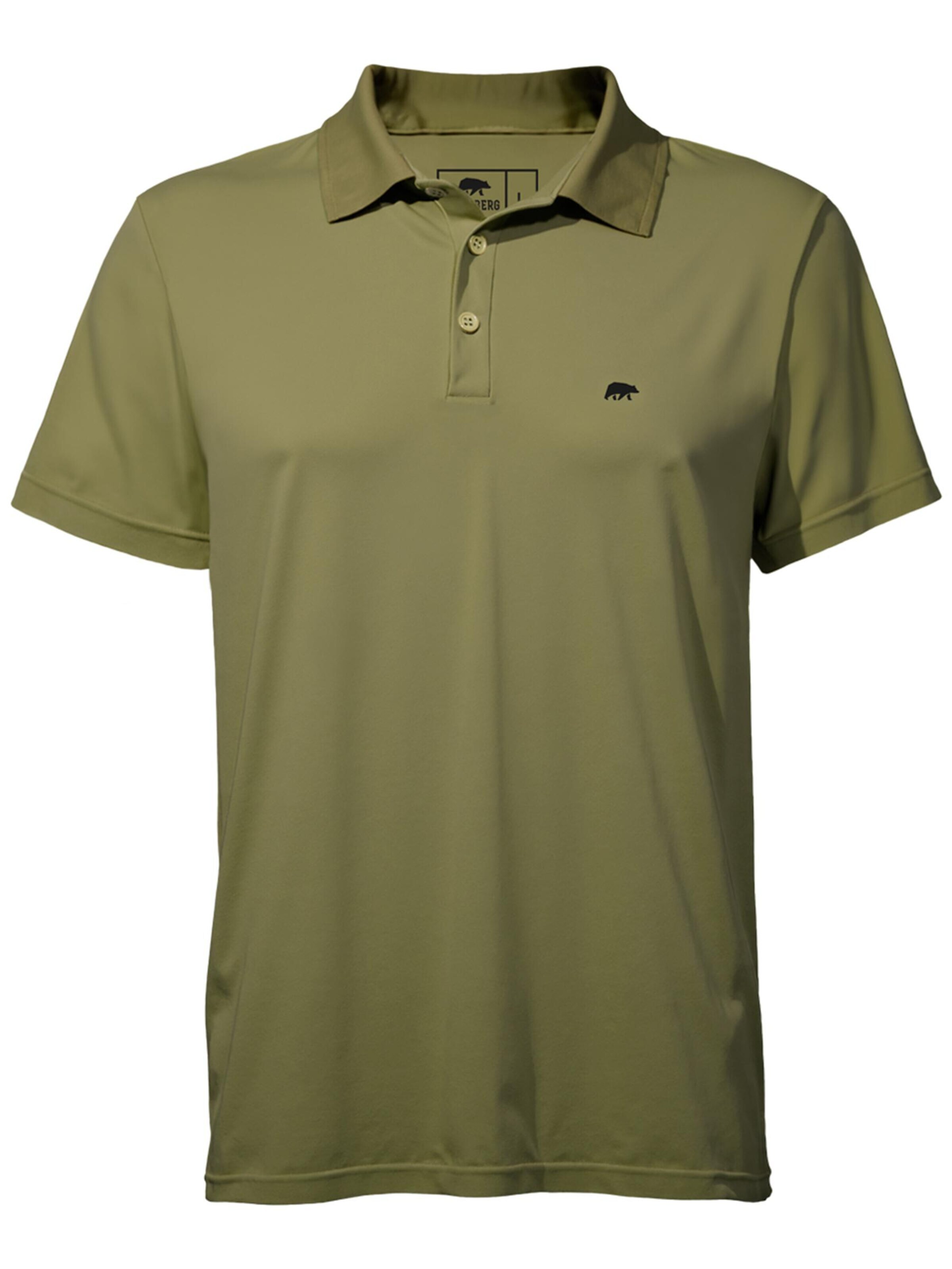 FORSBERG Shirt 'Funktions-Poloshirt' in Green: front