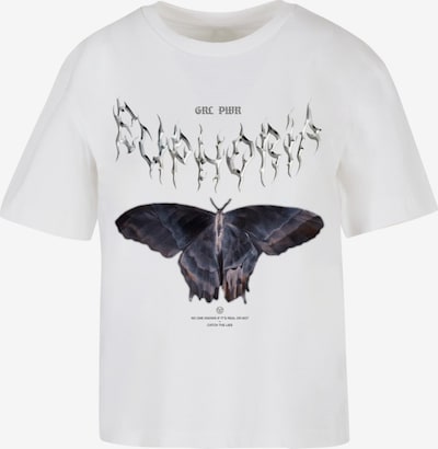 Marškinėliai 'Euphoria' iš Mister Tee, spalva – ruda / akmens / juoda / balta, Prekių apžvalga