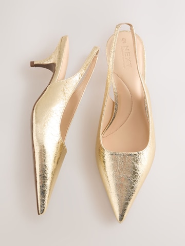 Next Slingpumps 'Forever Comfort' in Goud