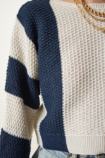Happiness İstanbul Jersey en XS-XL en navy / offwhite, Vista del producto