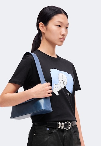 Karl Lagerfeld Póló - fekete