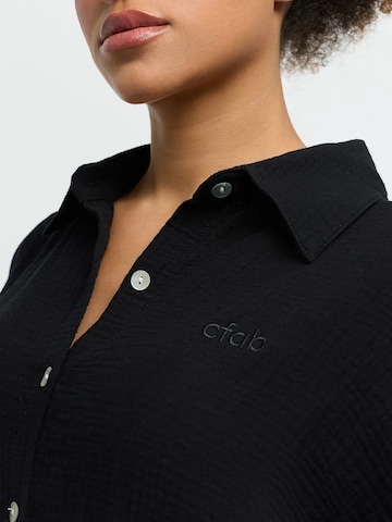 cfab - Camisa 'Musselin Shirt' em preto