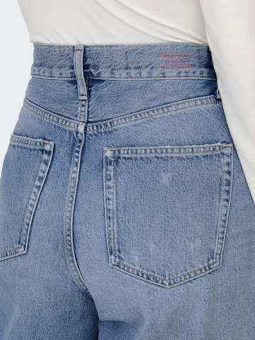 ONLY Wide leg Jeans 'SONIC' in Blauw
