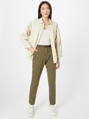 Coupe slim Pantalon VERO MODA en vert