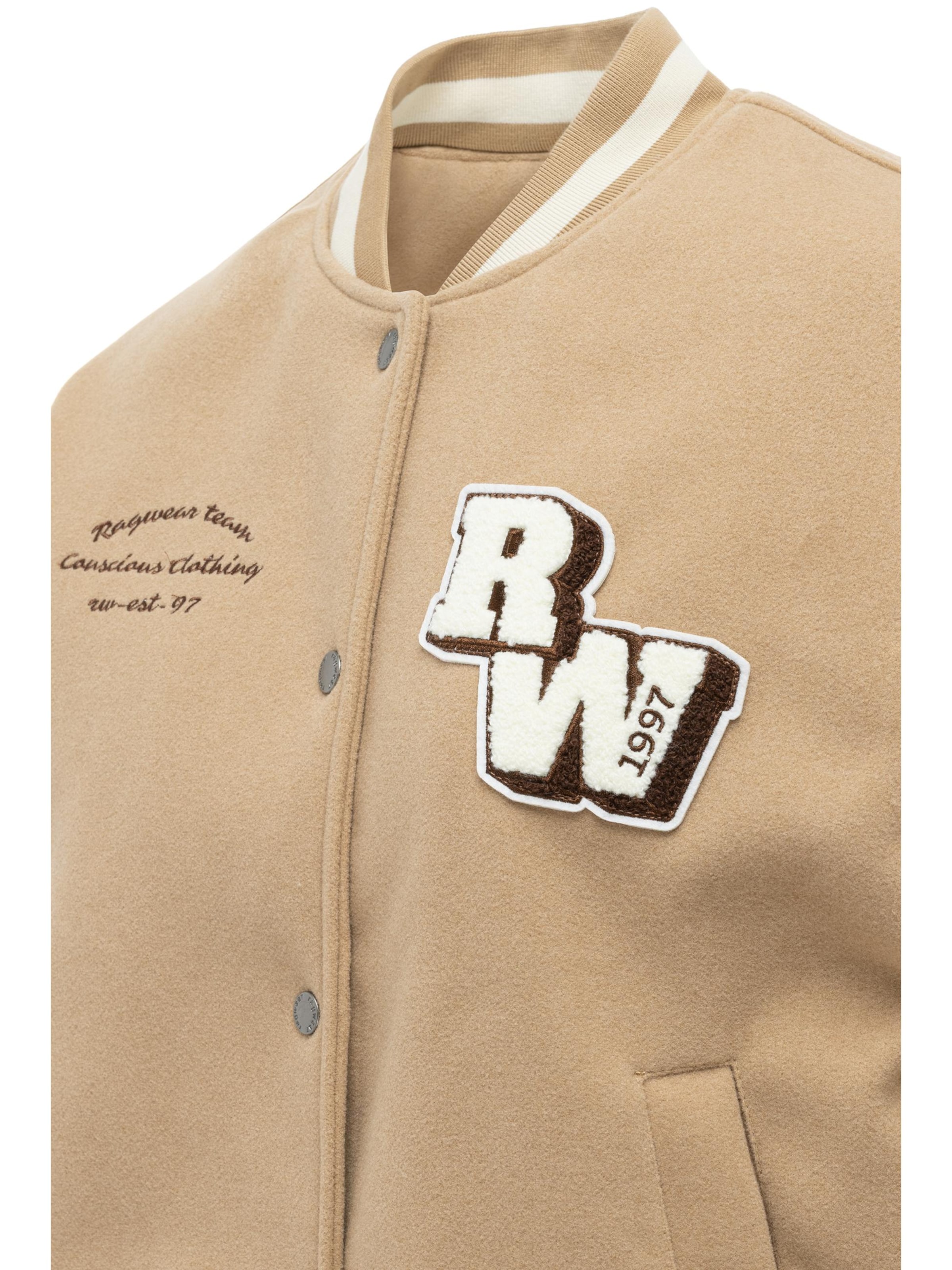 Ragwear Between-season jacket 'Clubie Y' in Beige