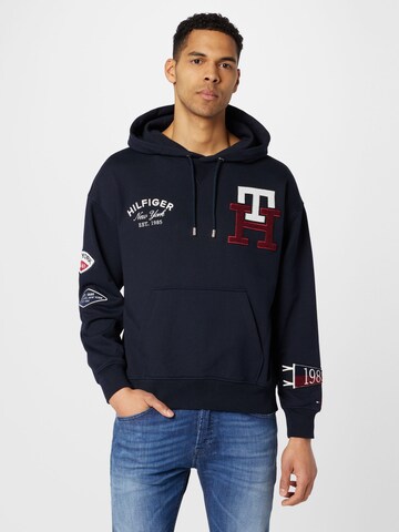 TOMMY HILFIGER Sweatshirt in Blauw: voorkant