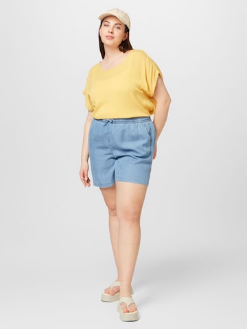 ONLY Carmakoma Regular Shorts 'PEMA' in Blau