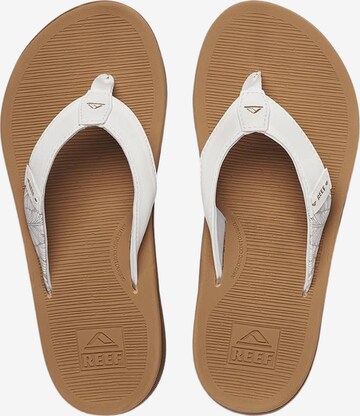 REEF T-Bar Sandals 'Santa Ana' in White