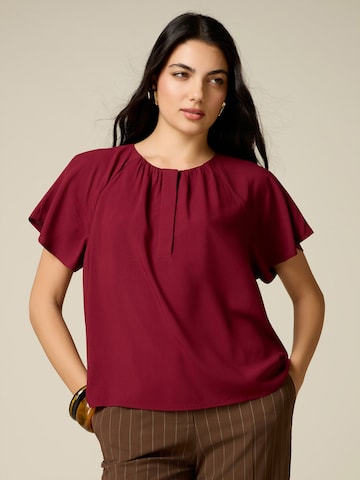 oltre Blouse in Red: front
