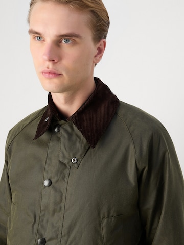 Barbour Φθινοπωρινό και ανοιξιάτικο μπουφάν 'Bedale Wax Archive' σε πράσινο