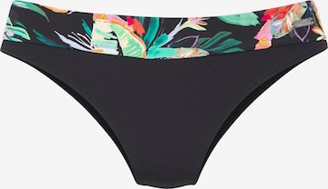 Slip costum de baie de la VENICE BEACH pe negru: față