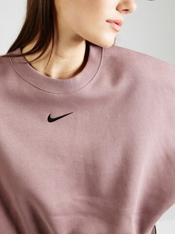 Nike SportswearSweater majica 'Phoenix Fleece' - ljubičasta boja