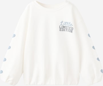 MANGO KIDS Collegepaita 'LIMITED' värissä valkoinen: etupuoli